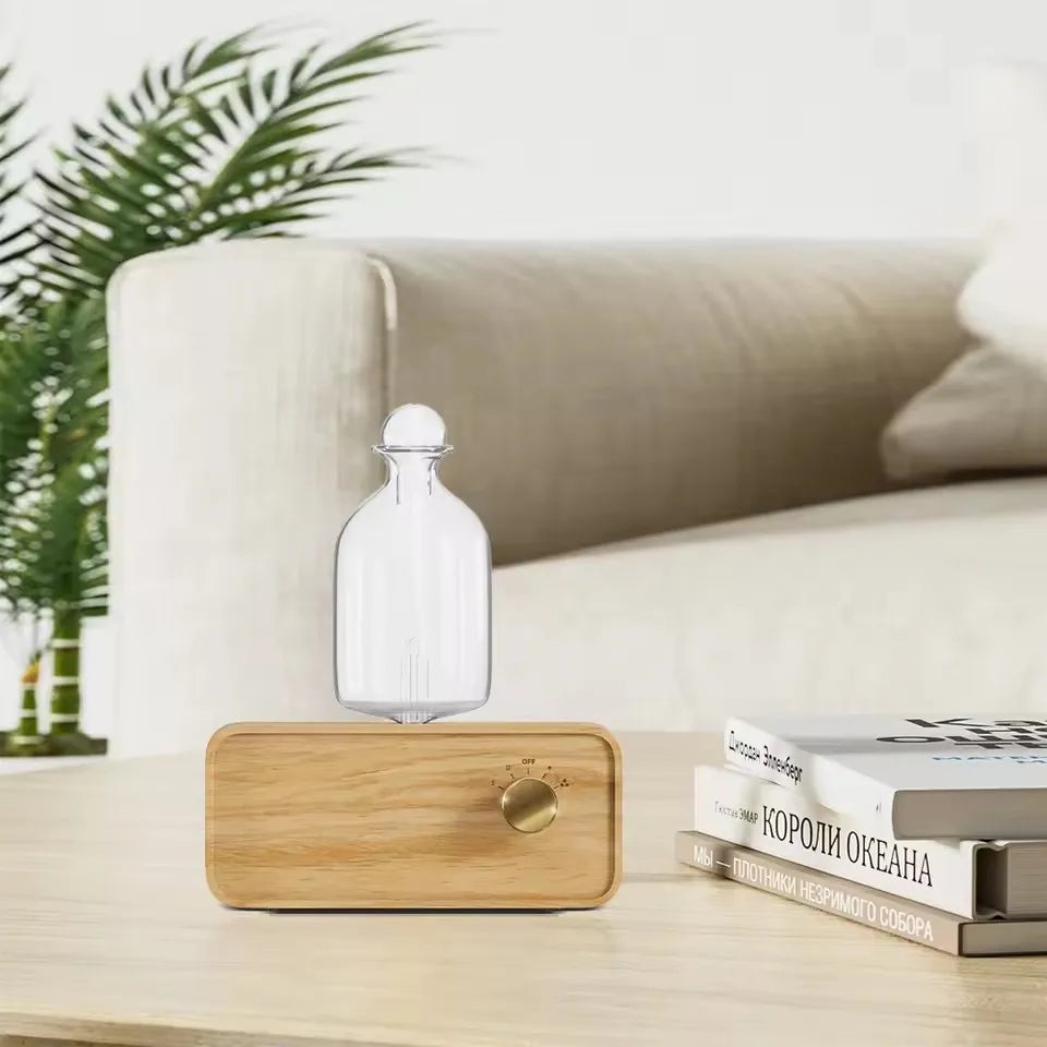 Wood Grain Aroma Diffuser Air Freshener Waterless Essential Oil Diffusers Mini Usb Nebulizer Diffuser  for Home Office Room