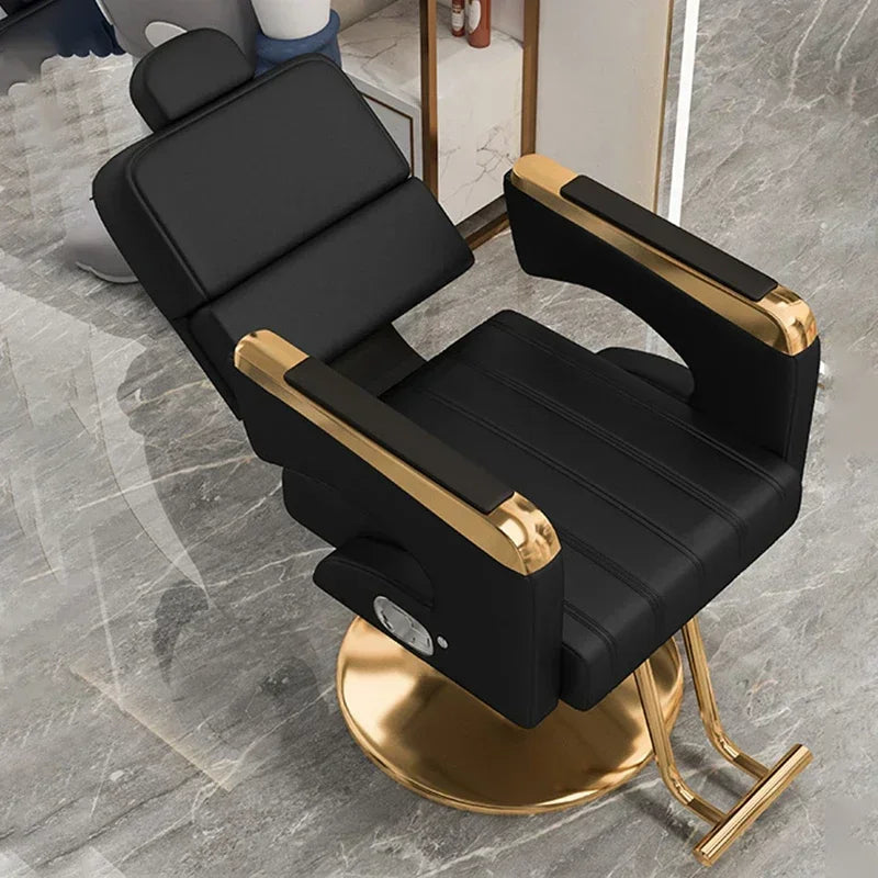 Barber Shop Hydraulic Chair: 360-Degree Swivel Salon Seating Massage Chairs Style-7 Tidesmit