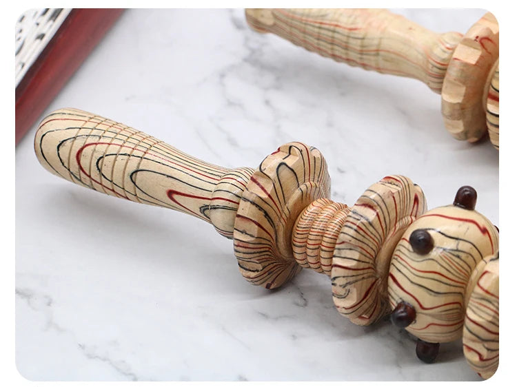 Wood Therapy Massage Roller for Body Contouring and Cellulite Reduction Body Shaping Massage Equipment Tidesmit