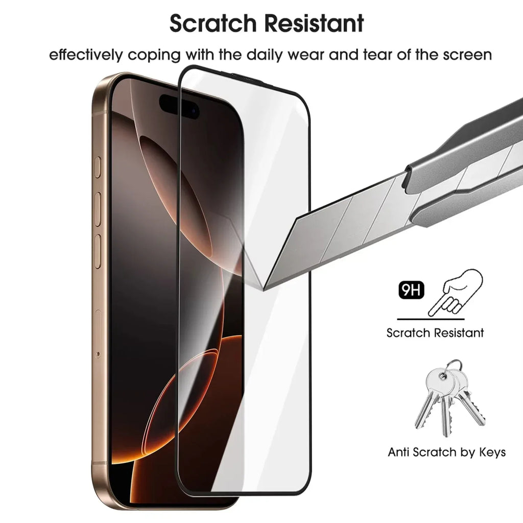 Samsung Galaxy Screen Protector - 4 Pack HD Tempered Glass (9H Hardness) Tidesmit