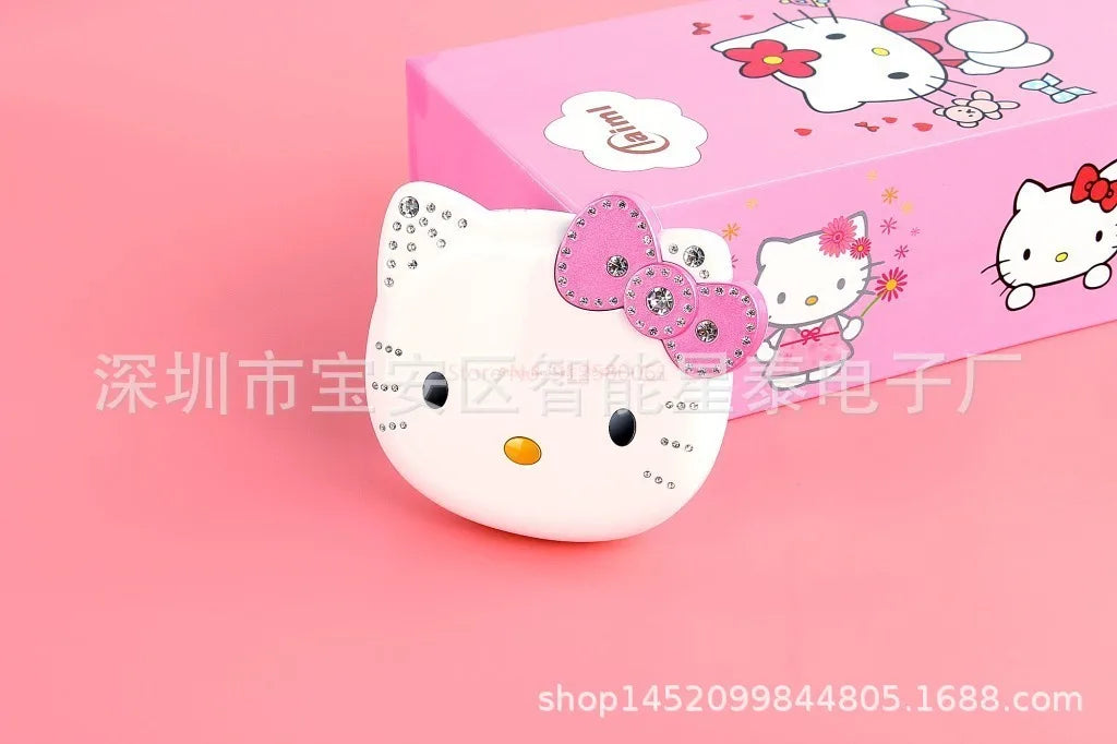 2024 Sanrio Hello Kitty Flip Phone Kawaii K688 Cartoon Taiml Cute Mini Phone Birthday Fashion Gift Toys Christmas For Anime Fans