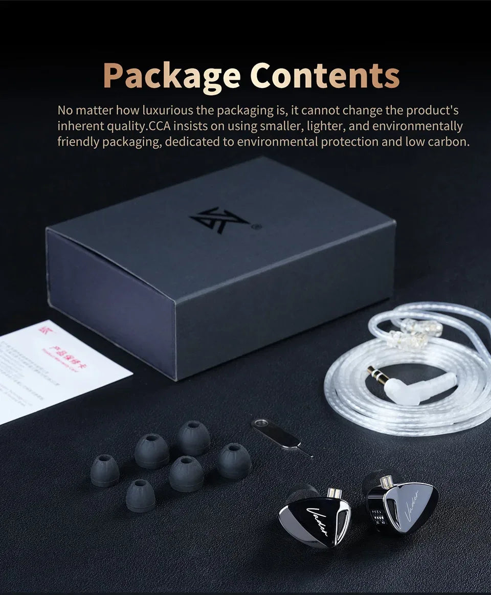 KZ Vader In-Ear Monitors with Tuning Switches by Tidesmit Tidesmit