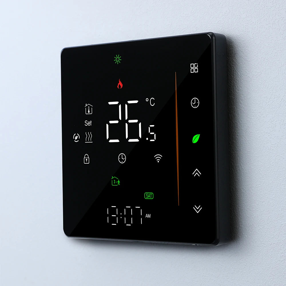 Smart WiFi Thermostat for Floor Heating&Cooling System Compatible with Gas Boiler Heat Pump HVAC Control Controller/Actuator