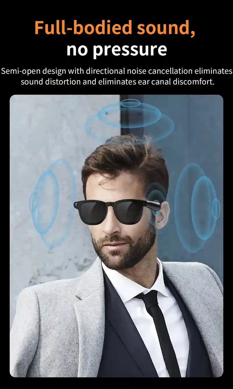 AI Smart Glasses with Real-Time Translation & 4K Camera | Tidesmit Tidesmit