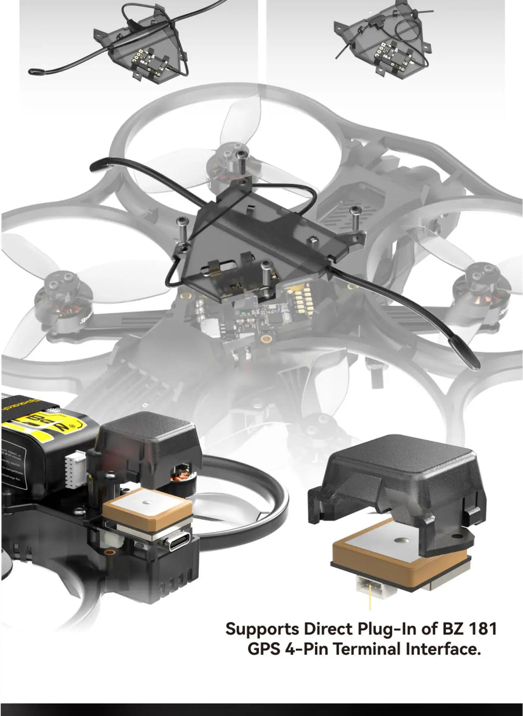 SpeedyBee Bee25 2.5-Inch FPV Cinewhoop Drone with O3 HD Air Unit Tidesmit