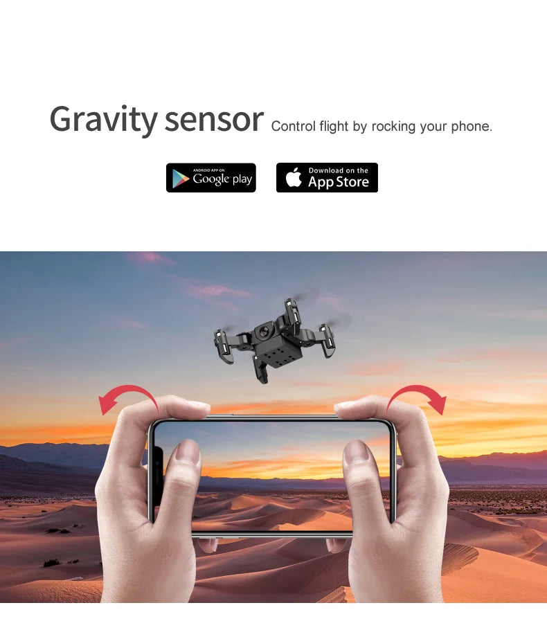 Mini 8K Camera Drone - Foldable FPV Quadcopter with GPS Stability Tidesmit