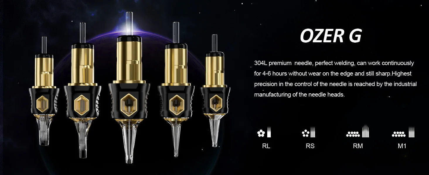 Tattoo Cartridge Needles - Sterilized Precision for PMU Machines Permanent Makeup Machines Tidesmit