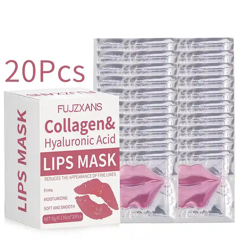 Pink Lip Masks for Hydration and Smooth Skin – 20 Pack Tidesmit Lip Care Lip Mask Tidesmit