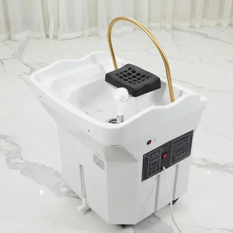 Portable Salon Hair Wash Basin Chair - Mobile Spa Sink Unit Massage Chairs Tidesmit