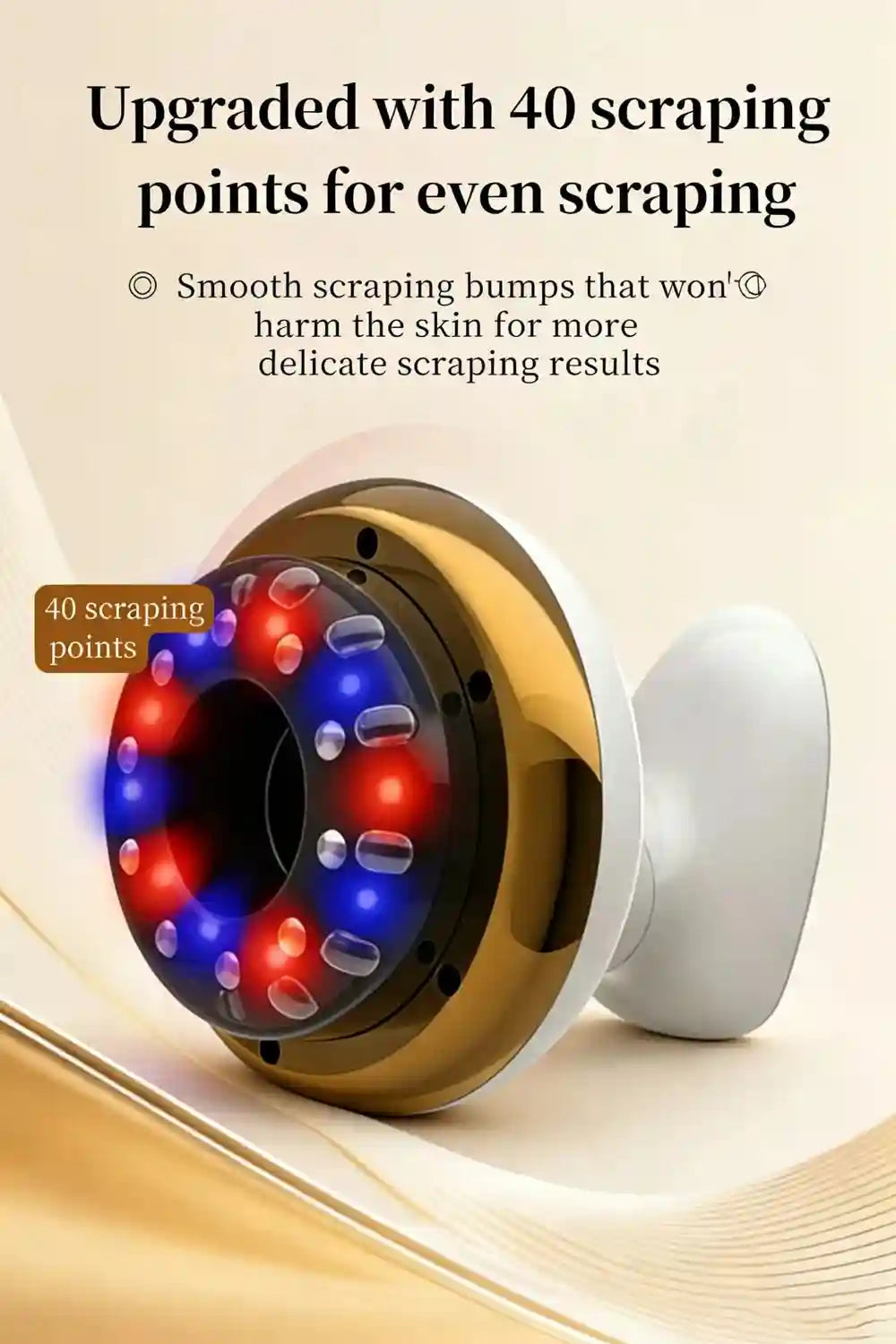 Electric Cupping Massager with Heat Therapy - Tidesmit Wellness Tool Massage Roller Tidesmit