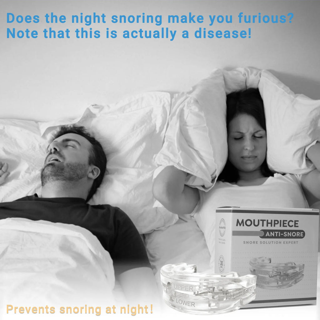 Mouthpiece Anti Snore Mouth Guard Silicone Anti Snoring Bruxism Sleeping Aid Apnea Guard Teeth Snoring Device Stop Snore Oral
