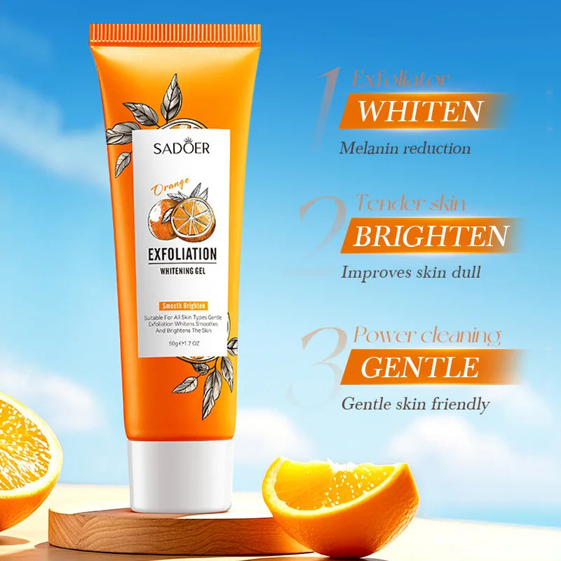 Orange Exfoliating Peeling Gel | Deep Pore Cleanser | Tidesmit 50g Scrubs Treatments Tidesmit
