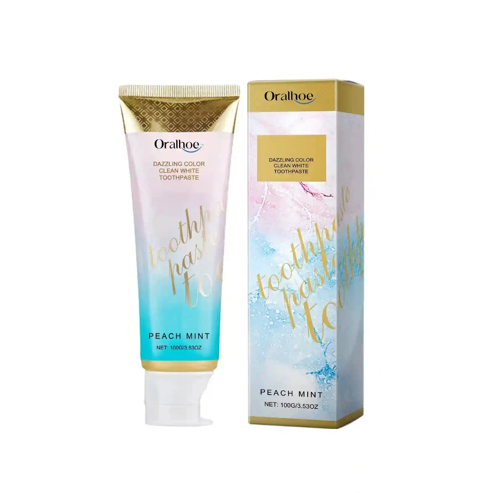 Tidesmit Radiant Whitening Toothpaste for deep stain removal and fresh mint breath for dazzling white teeth