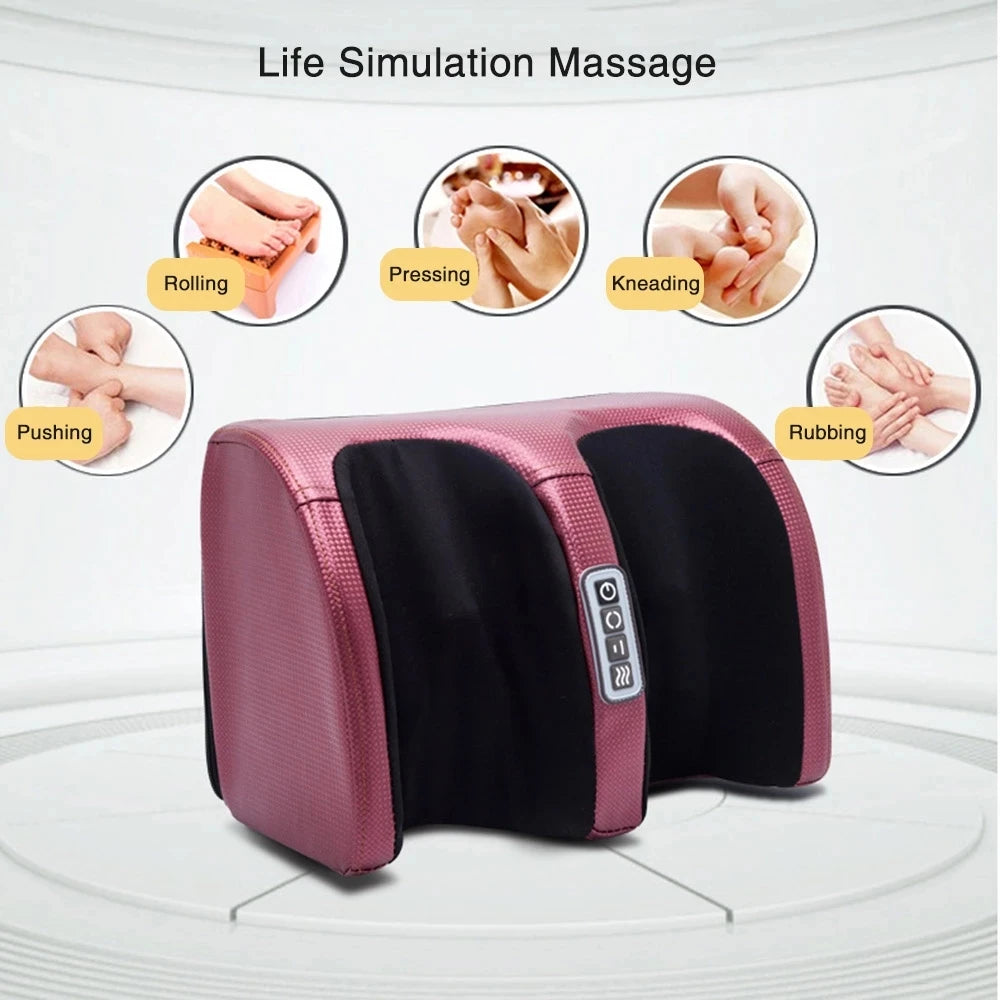 Electric Foot Massager with Heat Therapy - Deep Tissue Muscle Relief Body Shaping Massage Equipment Tidesmit
