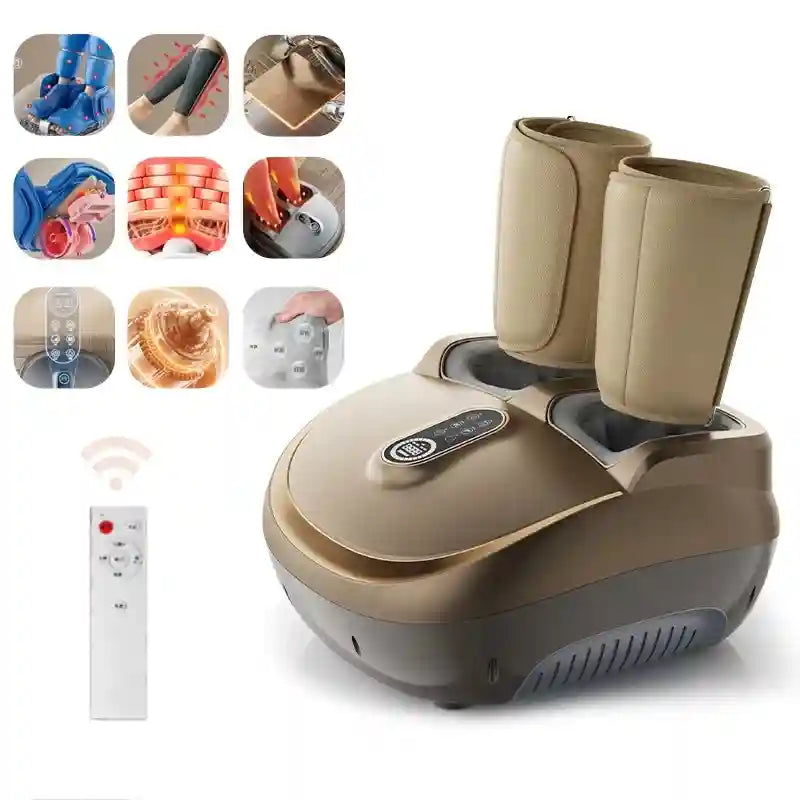 Electric Foot Massager: Shiatsu Deep Tissue Heat Therapy by Tidesmit Massage Roller Upgrade package 1 Tidesmit