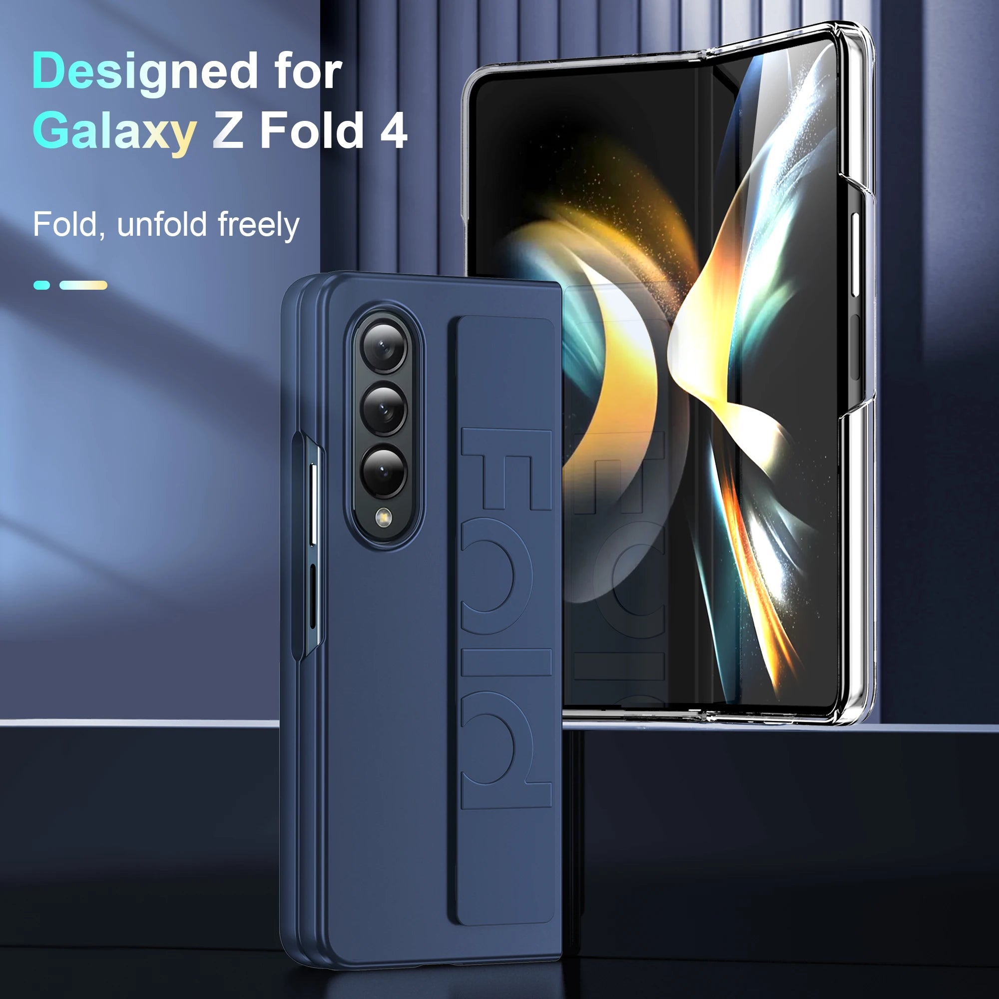 Samsung Galaxy Z Fold Slim Case - Shock-Absorbing Matte Cover Tidesmit