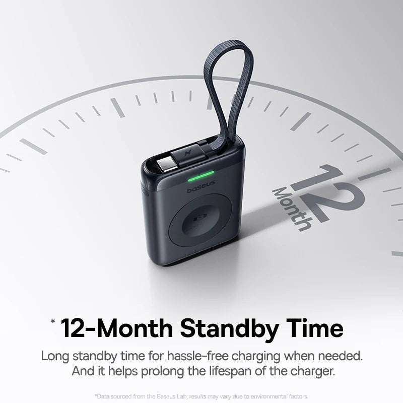 Magnetic Apple Watch Charger | Fast USB-C Cable | Qi Certified Tidesmit