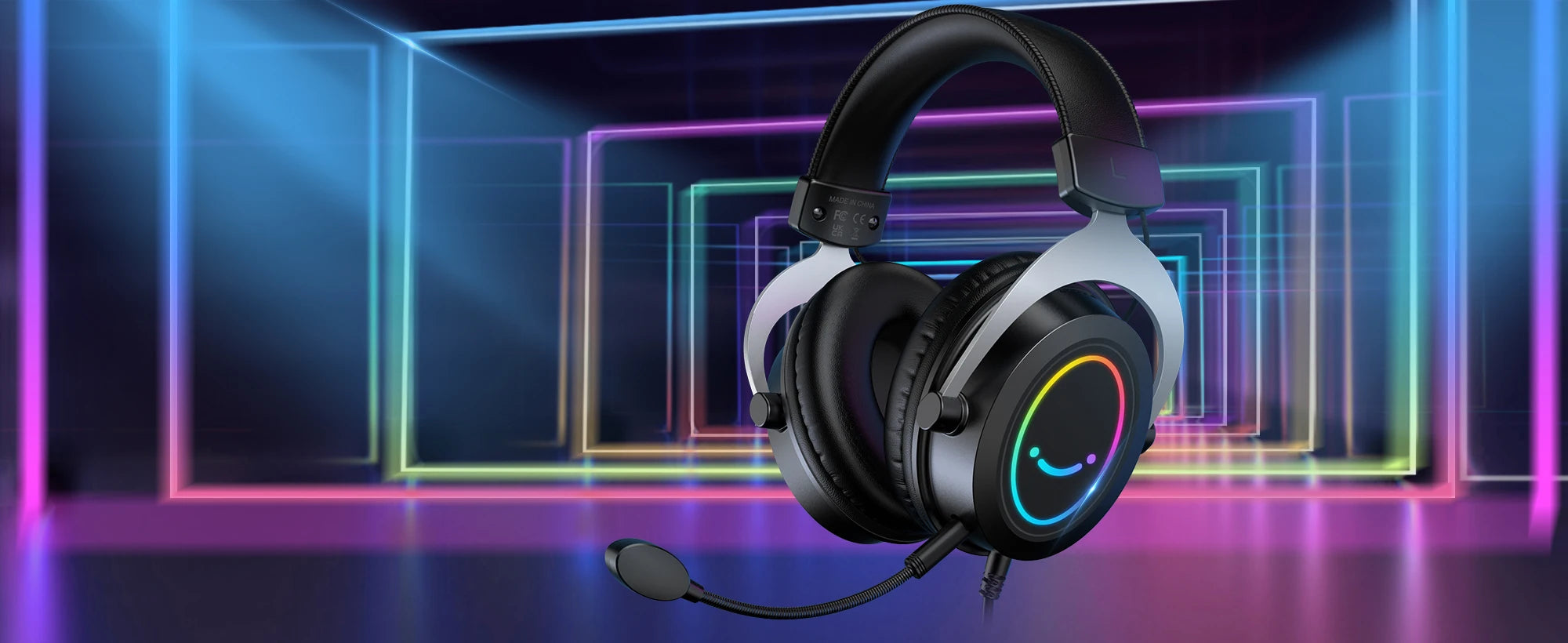 H3 Gaming Headset with Detachable Mic and Stereo RGB Sound Tidesmit