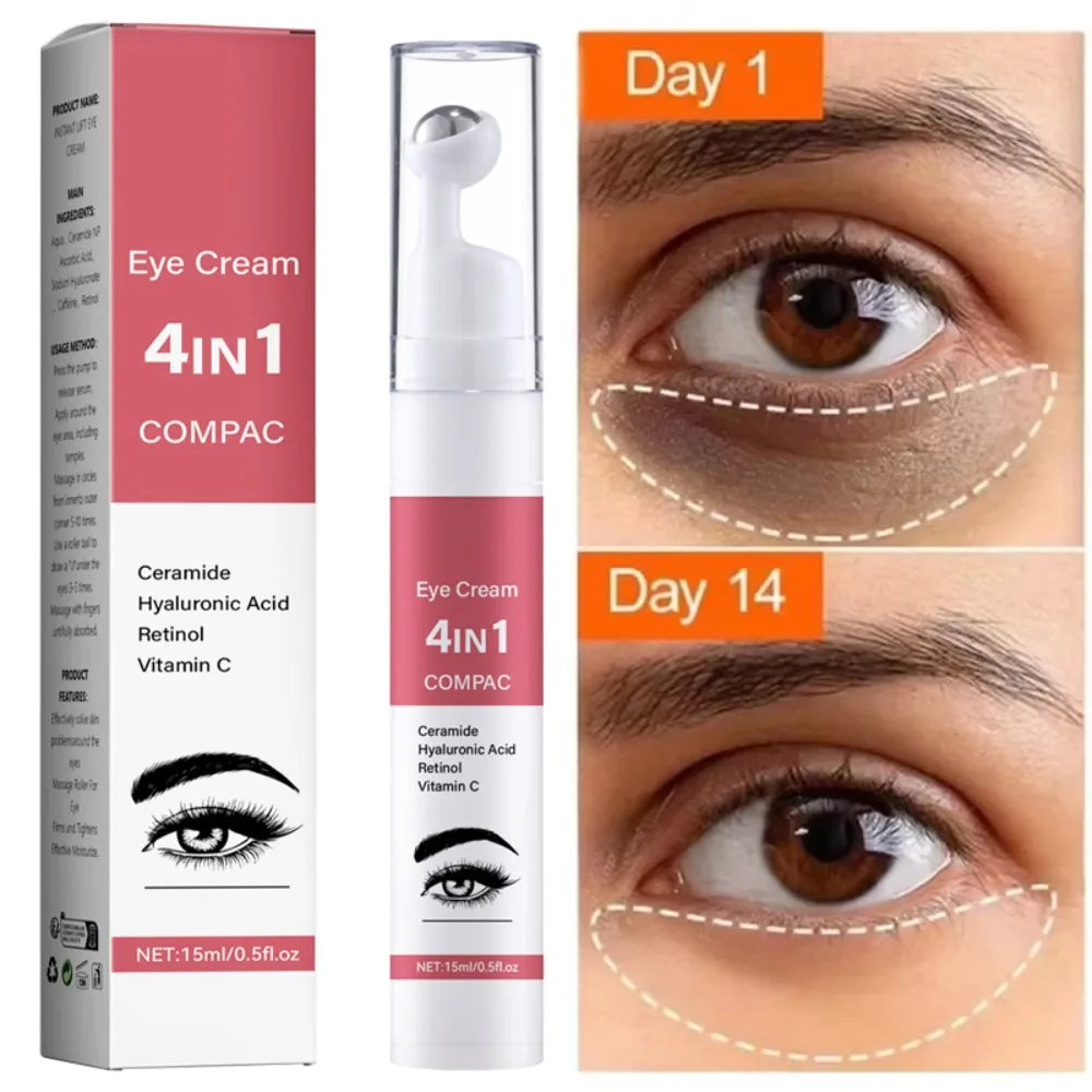 15ml Eye Firming Moisturizer – 4-in-1 Formula for Fine Lines, Dark Circles