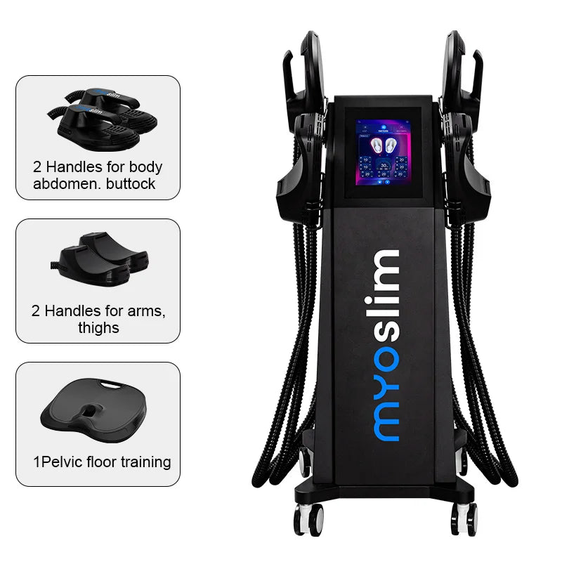 EMS Body Sculpt Machine - Professional Muscle Toning & Fat Reduction Fascia Gun 5 HANDLE RF 1 Tidesmit