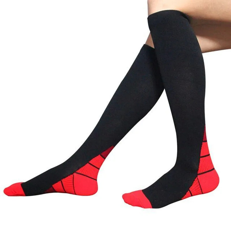 Compression Socks Outdoor Sports Pressure Socks Women and Men's Long Jump Rope Fitness Calf Socks Muscle Unisex Men Socks YS1009