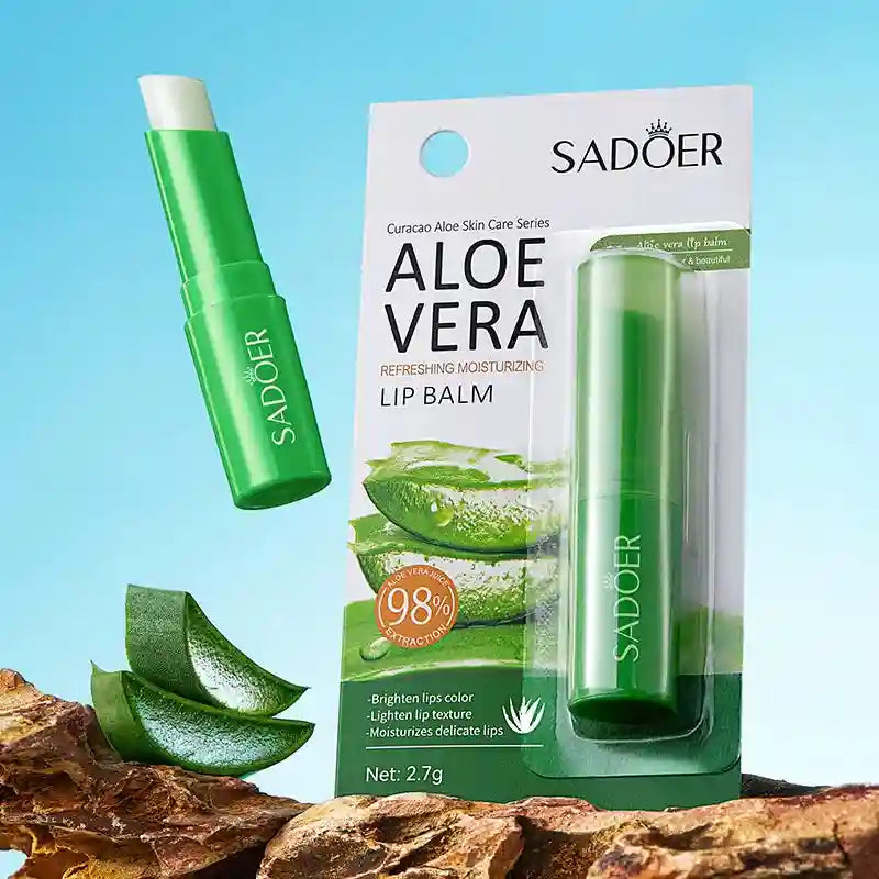Aloe Vera Lip Balm for Hydrating Dry Lips - Cruelty-Free Lip Care Set Lip Care Tidesmit