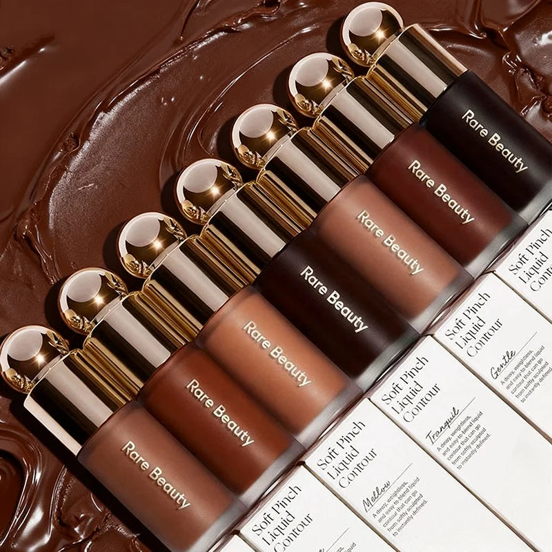 Tidesmit Rare Beauty style liquid bronze contour stick shade swatch for natural nose sculpting and face highlighting