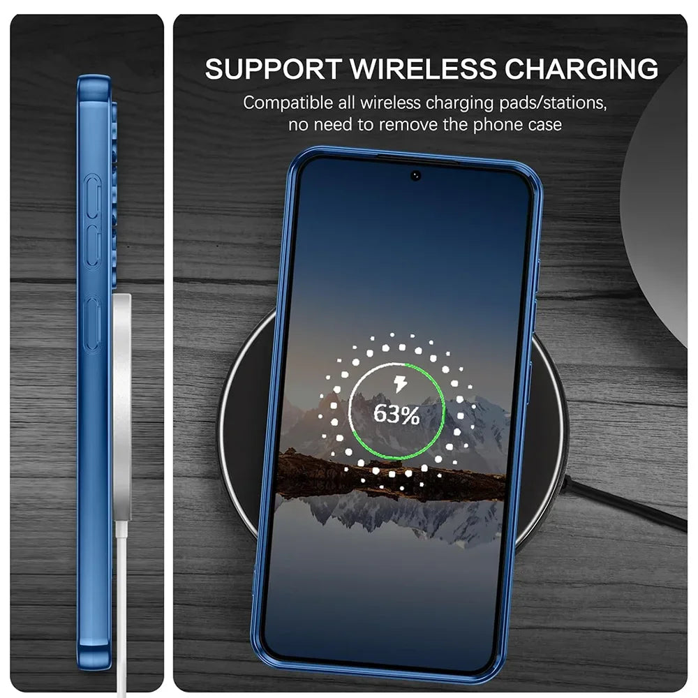 Magnetic Phone Case for Samsung Galaxy S26 Ultra - Shock-Absorbing Plating Tidesmit
