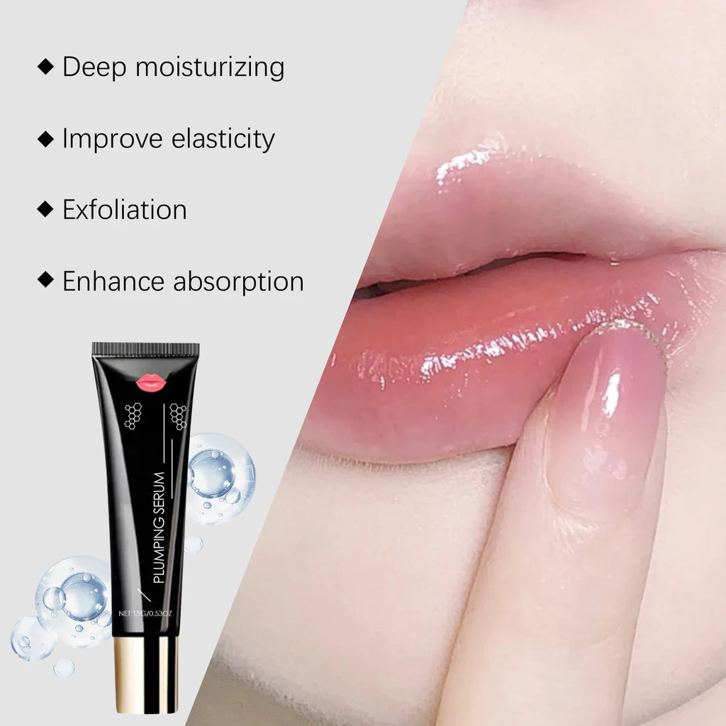 Lip Plumping Serum – Hydrating Volumizing Formula by Tidesmit Lip Care Tidesmit
