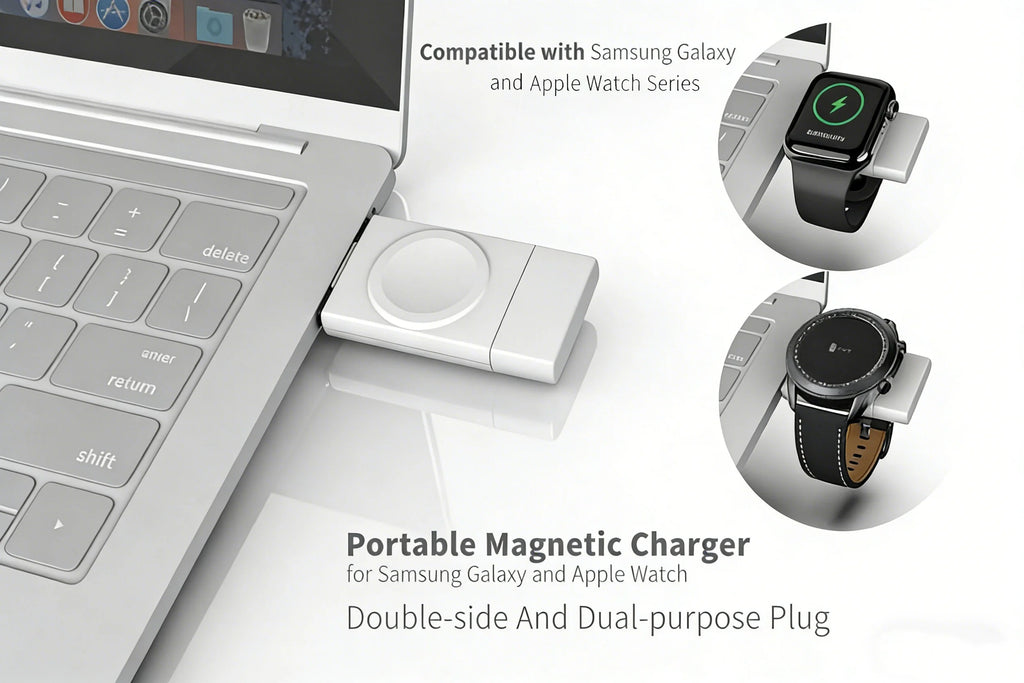 Wireless Charger for Apple and Samsung | Qi Certified Fast Station Tidesmit