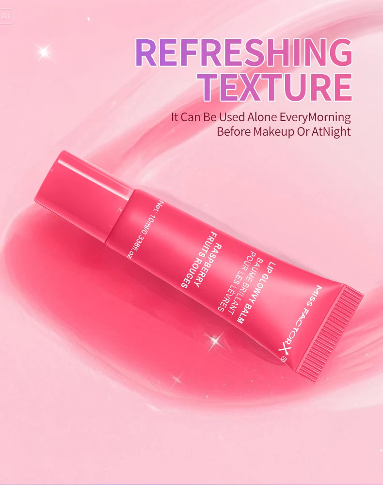 Fruit Flavored Lip Oil Set – 6-Piece Hydrating Lip Care Treatment Lip Care Tidesmit
