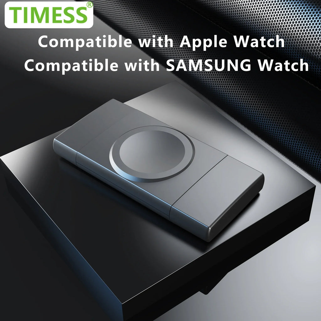 Wireless Charger for Apple and Samsung - Fast Qi Certified Charging Pad Tidesmit