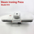 Tidesmit 1600W commercial steam ironing machine Model 810 for laundry featuring large area dry press table design