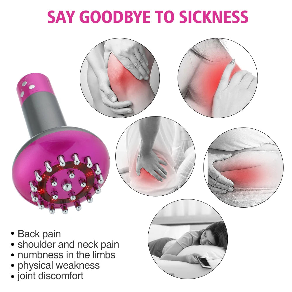 Electric Gua Sha Massager - Heated Portable Device for Lymphatic Drainage Relaxation Treatment Tidesmit