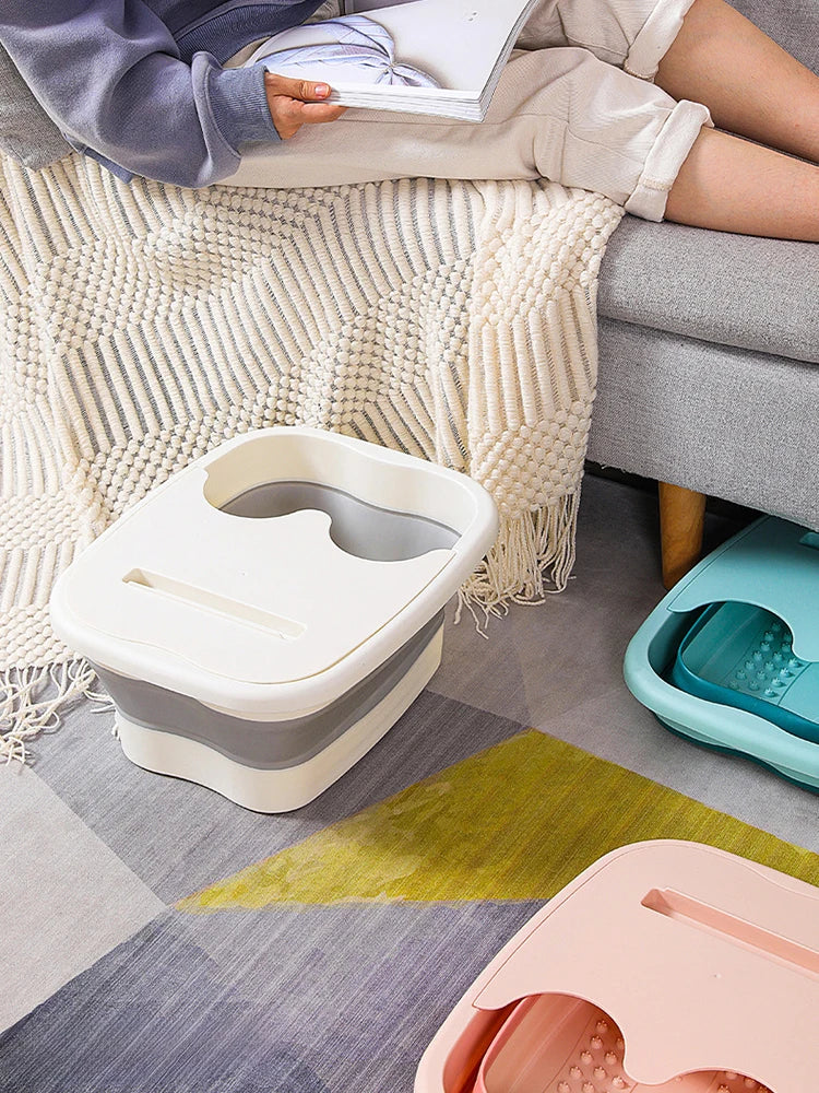 Foldable Foot Bath Massager | Portable Home Spa Wellness Tool Relaxation Treatment Tidesmit