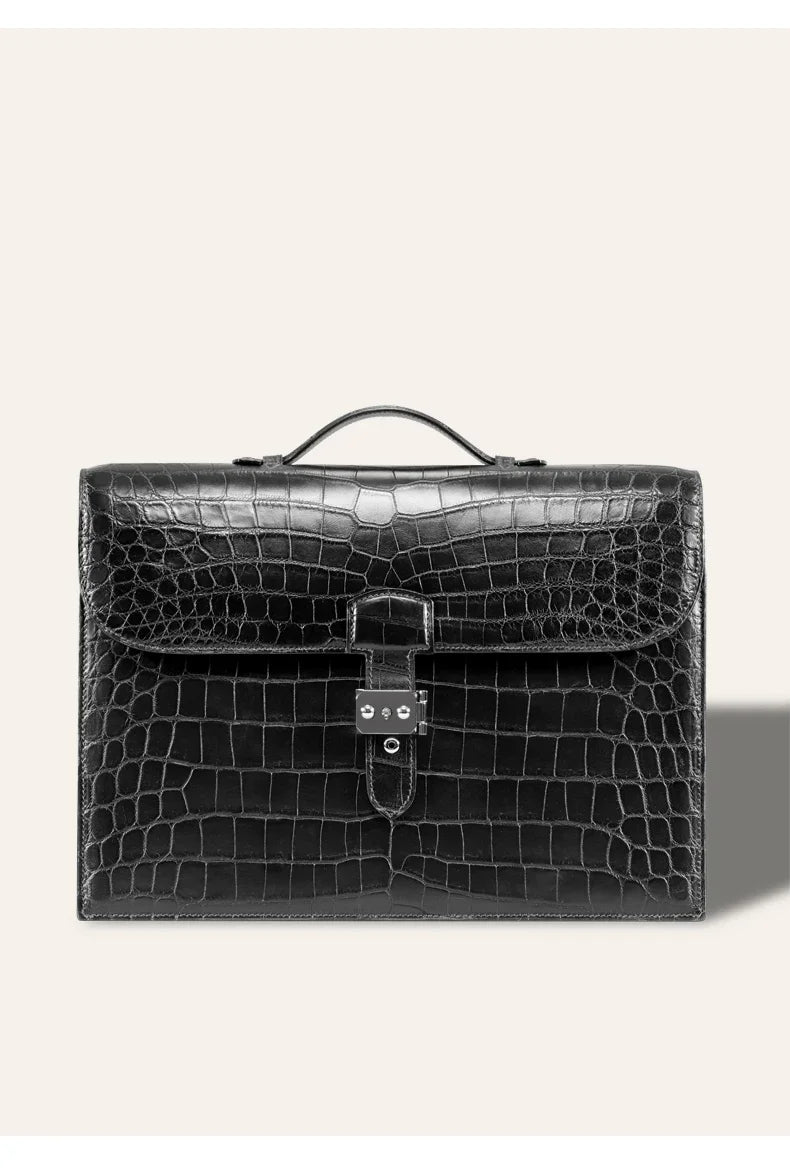Cestbeau  lock buckle man briefcase whole skin men  bag male bag business