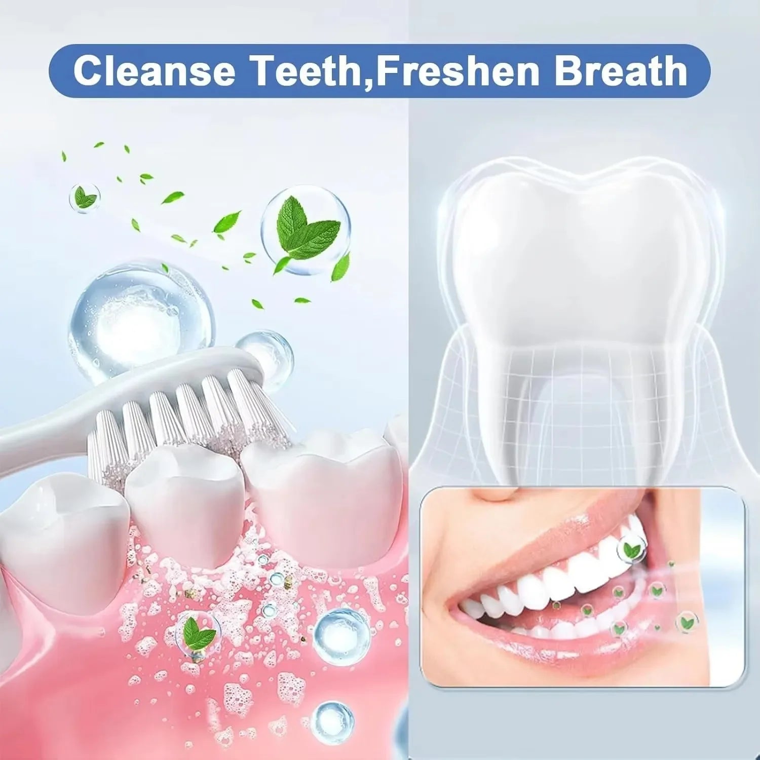 Tidesmit hydroxyapatite whitening toothpaste for plaque removal, stain brightening, and healthy gums