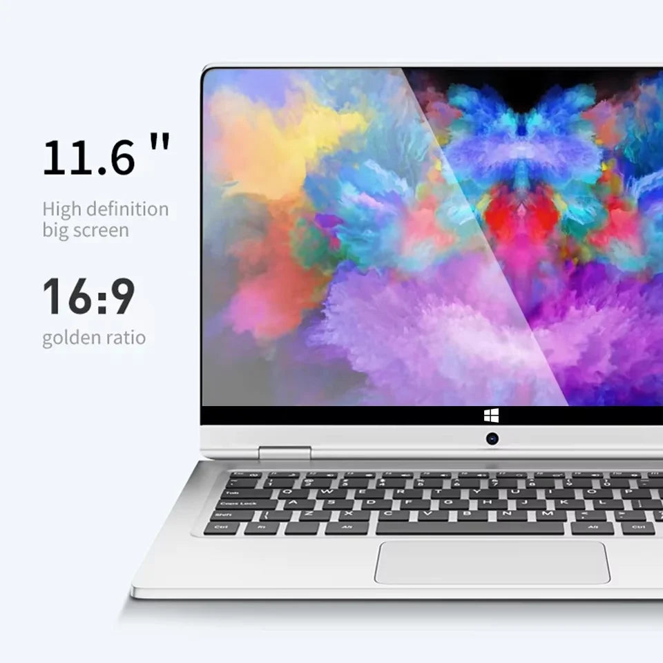 11.6 inch  2 in 1 Touch Screen Notebook Intel Core i7-8500Y Windows 11 Pro Tablet PC Computers 8GB RAM 512GB SSD Study Laptop