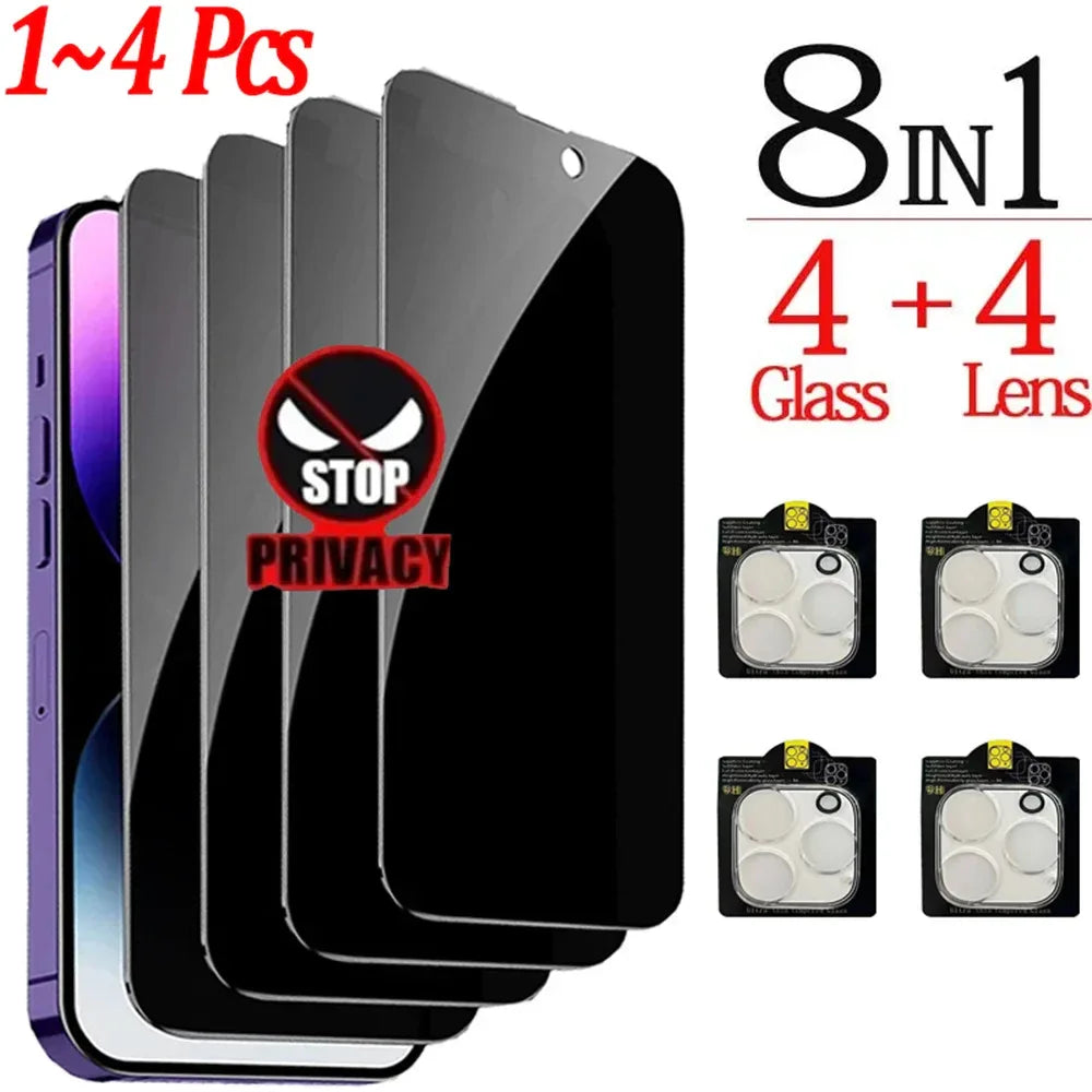 iPhone 16 Pro Max Screen Protector 4-Pack - 9H Tempered Glass Tidesmit Tidesmit