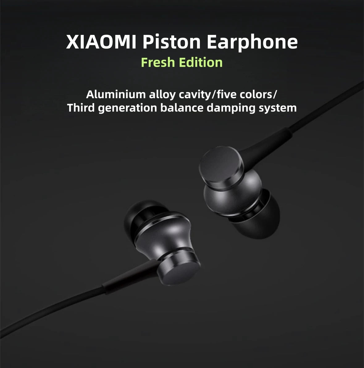 Wired Earbuds with Microphone: Deep Bass In-Ear Headphones Black Tidesmit