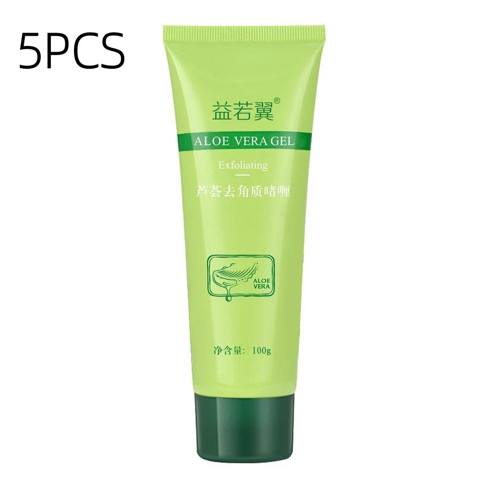 Aloe Vera Exfoliating Gel Body Scrub - Natural Cruelty-Free Skincare Scrubs Treatments 5pcs Tidesmit