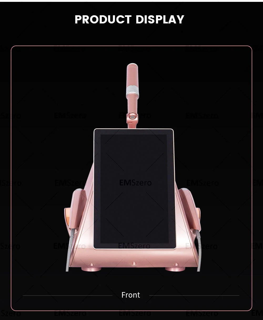 12D HIFU Machine for Skin Tightening and Slimming with 10 Cartridges Back Massage Instrument Tidesmit