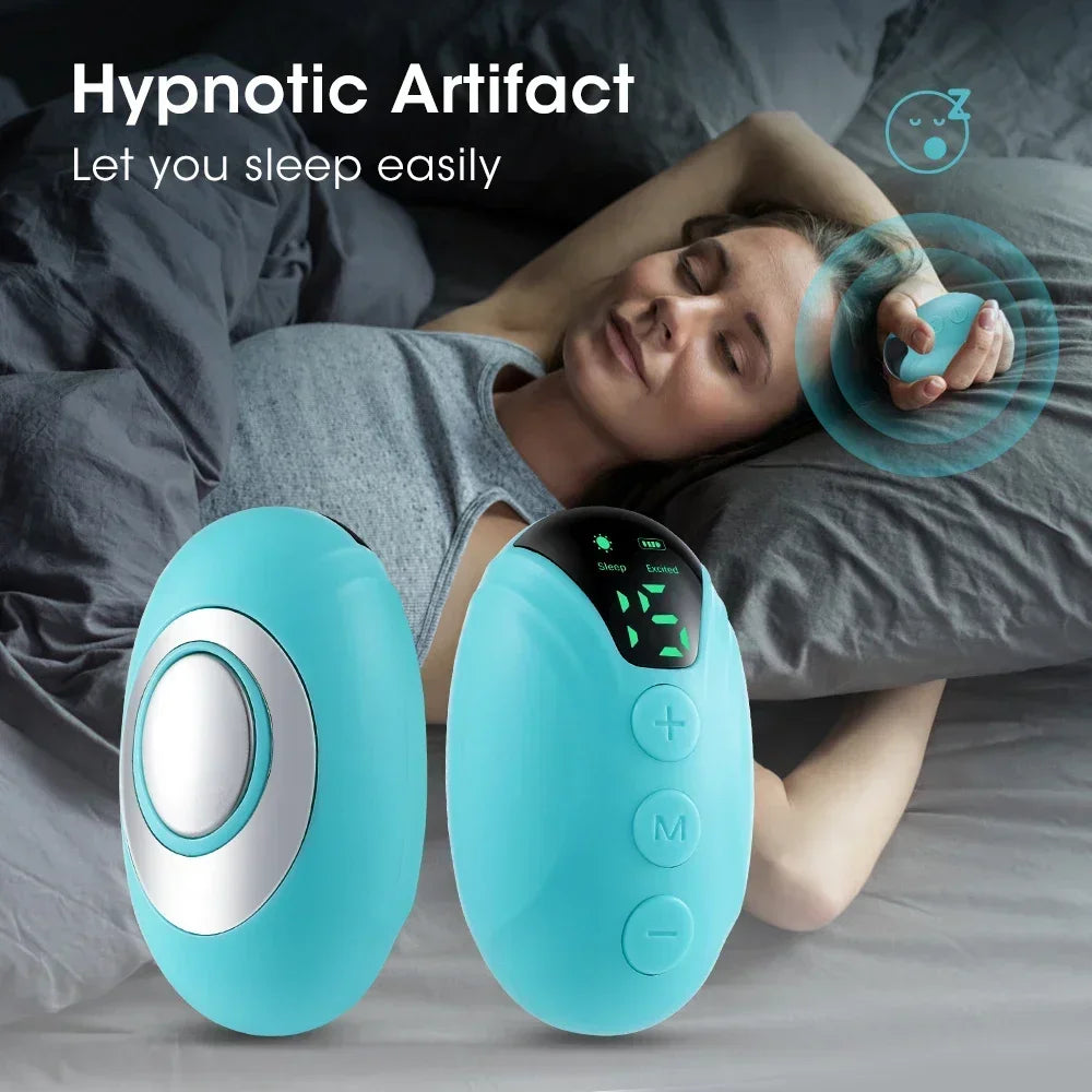 Microcurrent Sleep Aid Device | Portable Wellness Tool for Stress Relief Relaxation Treatment Tidesmit