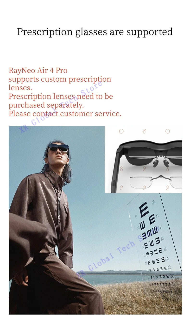 RayNeo Air 4 Pro AR Glasses: 1200 Nits Micro-OLED Spatial Display Tidesmit