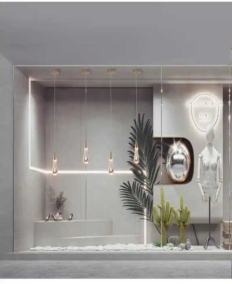 Bubble Crystal Pendant Ring Light for Modern Dining Rooms | Tidesmit Tidesmit