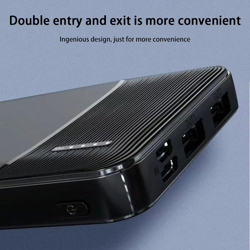 20000mAh Fast Charging Power Bank - 120W PD USB-C Travel Battery Tidesmit