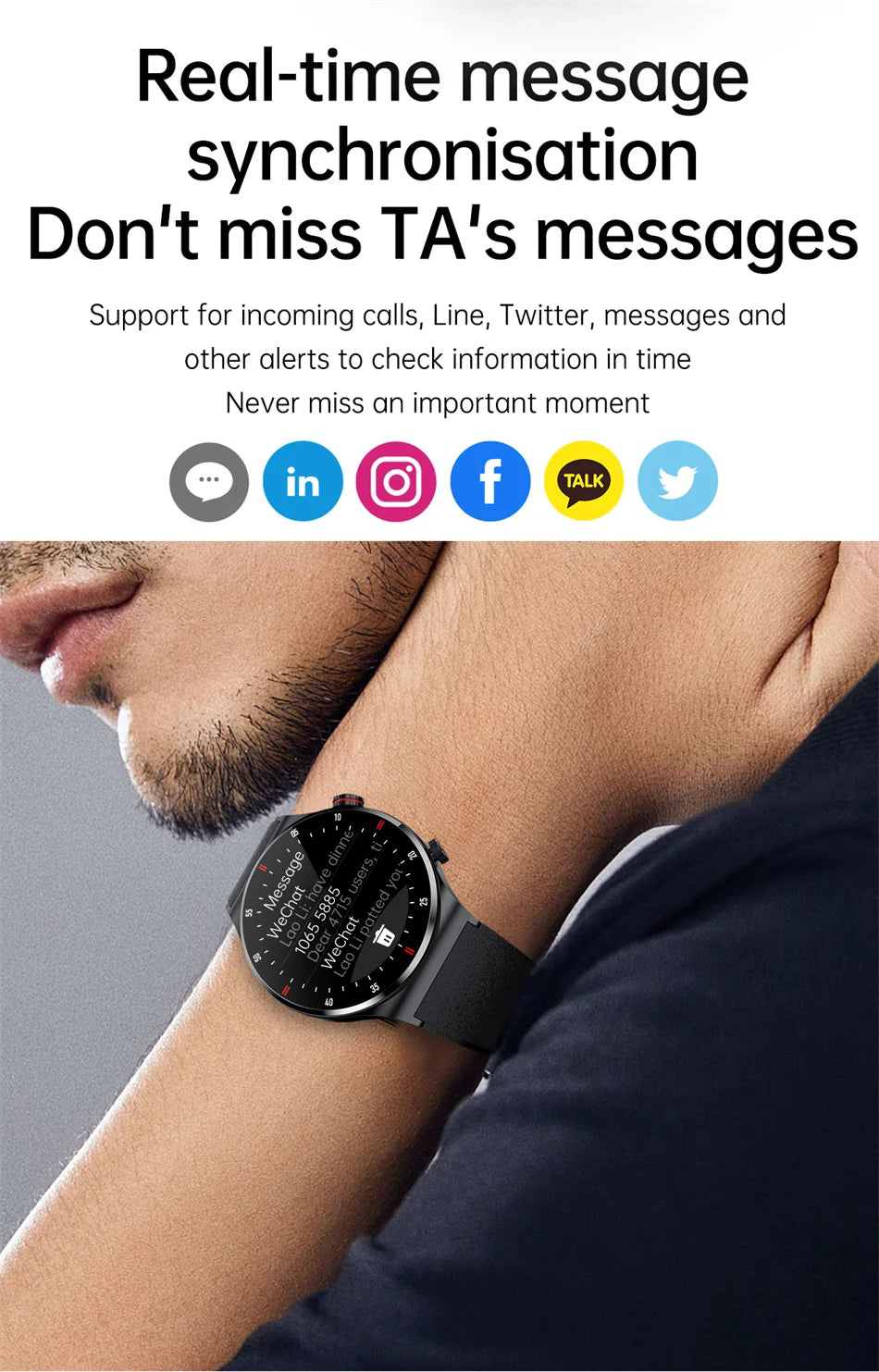 GPS ECG+PPG Bluetooth Call Smart Watch Men 2026 Sports Bracelet NFC Waterproof Custom Watch Face Men SmartWatch For IOS Android