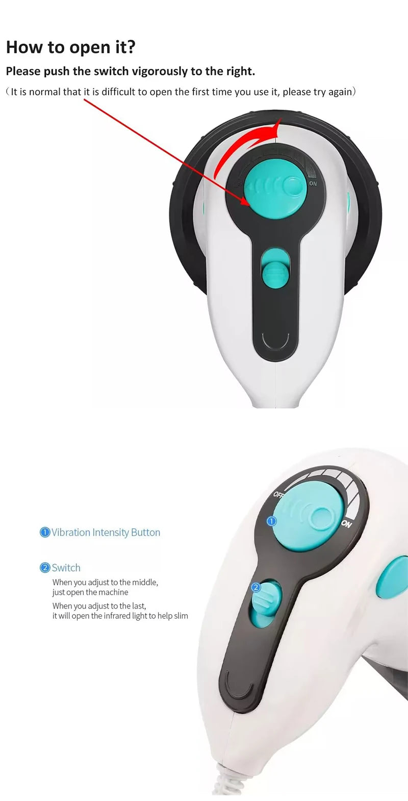 Electric Body Massager for Muscle Relief and Cellulite Reduction Body Shaping Massage Equipment Tidesmit