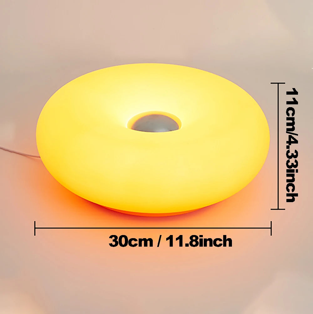 Bauhaus Ring Light: Minimalist Adjustable LED Table Lamp for Content Tidesmit