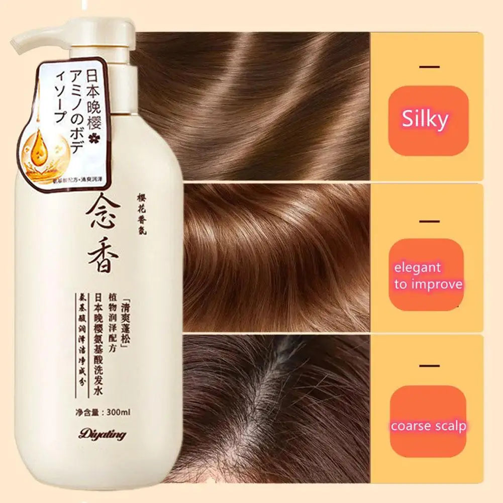 300ml Japanese Shampoo Evening Amino Acid Shampoo Shampoo Conditioner and E3L0